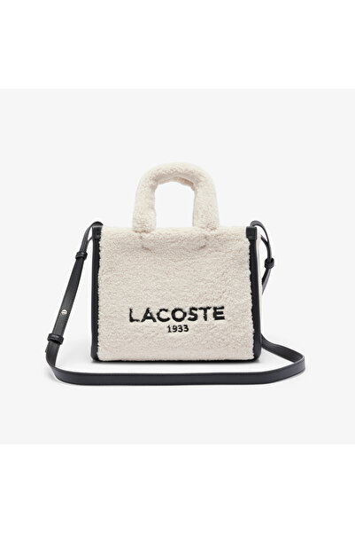 Lacoste Heritage Kadın Baskılı Krem Omuz Çantası