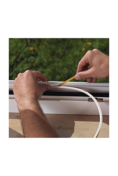 garaccu Wuvera Top 2x10=20 Mt Kapı Fitili Ve Pencere Fitili Bandı Beyaz