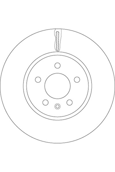 TRW Disc Frana Opel Astra J/Cascada/Zafira Tourer C Vauxhall Astra Model 6/Ca...