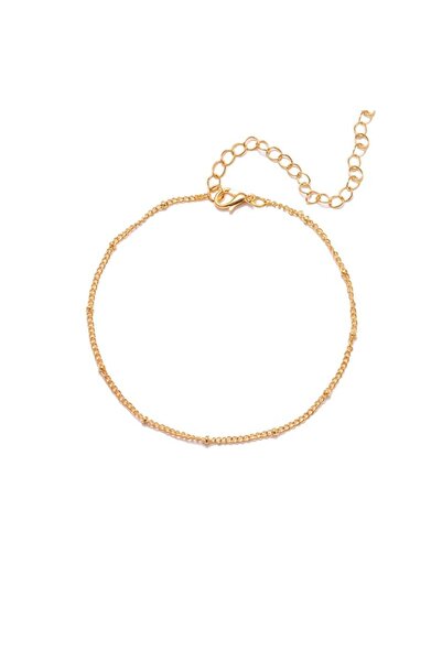 Pursehuit Brățară aurie, oțel inoxidabil, placată cu aur de 18k, delicată, Iv...