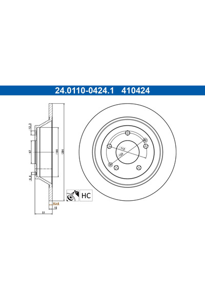 Ate Disc Frana Ssangyong Tivoli/Xlv Suv/Xlv Van