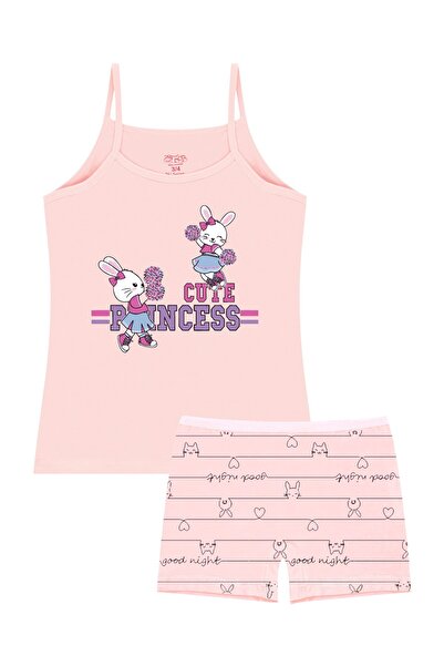 Öts Κοριτσίστικο εσώρουχο ελαστικό ύφασμα Salmon Cat (96% βαμβάκι - 4% ελαστάνη)