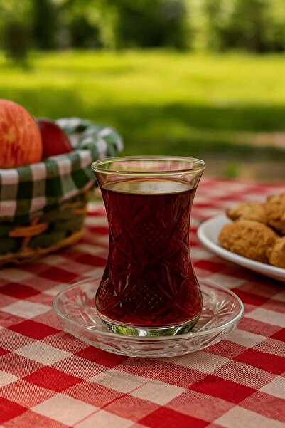 Jenisa 12 Piece Eye Decor Cutout Tea Set - Custom Made Tea Cup Saucer