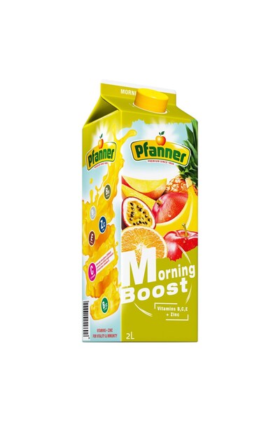Pfanner 2 lt Morning Boost ve Vitamin Reload Meyve Suyu 2 li Paket