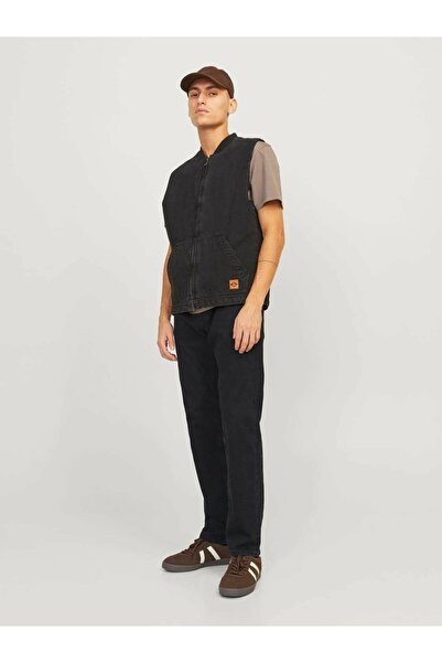 Jack & Jones Men's Anthracite Jjimike Jjoriginal Sq 356 Jean 12246951-Blackdeni