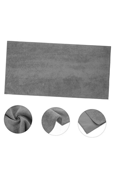 LUXER Set of 5 Magic Microfiber Cloths 60x30 cm, Super Absorbent, Gray,