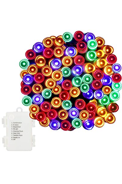 OEM Instalatie lumini de exterior pentru gradina, 9 metri, 120 LED-uri, cu ba...