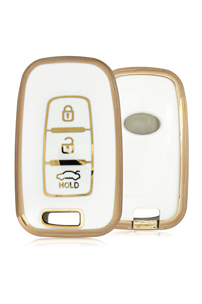 Rem Anahtar Oto Elektronik Anahtar غطاء مفتاح ذكي نانو بثلاثة أزرار لسيارات ت...