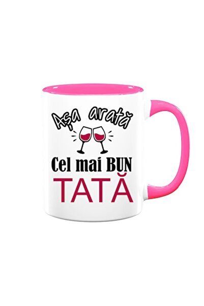 OEM Cană personalizată pentru tată cu mesajul: „Așa arată cel mai frumos tată...