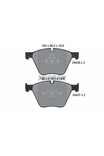 Krieger Set Placute Frana Frana Disc Bmw 5 Gran Turismo/7/X5