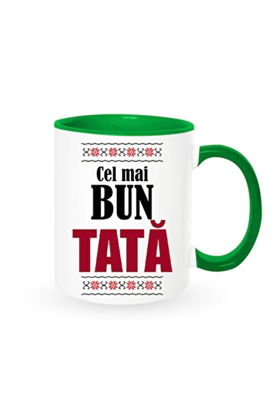 OEM Cană personalizată pentru tată cu mesajul „Cel mai bun tată”, motive trad...