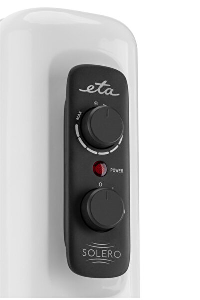 ETA Electric oil heater, Solero 0625 90000, 7 elements, 1500 W, thermostat, 3 power levels, white