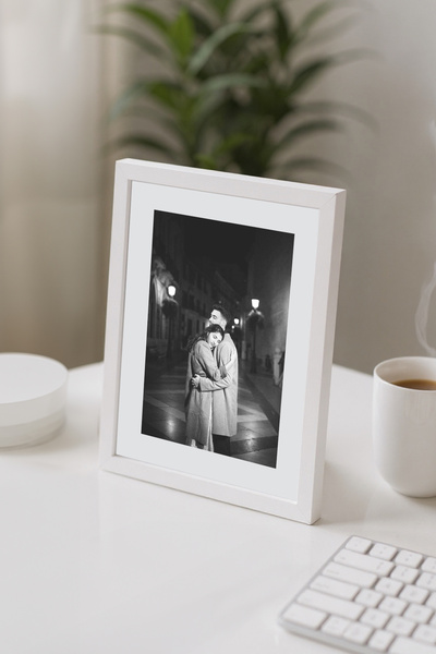 EMNASA ΞΥΛΙΝΗ ΚΟΡΝΙΖΑ ΜΕ ΓΥΑΛΙ ΣΤΗΝ ΠΡΟΣΟΨΗ, ΣΕΤ 4 ΤΕΜΑΧΙΩΝ, 21x29, ΔΙΑΚΟΣΜΗΤ...