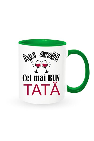 OEM Cană personalizată pentru tată cu mesajul: „Așa arată cel mai bun tată”, ...