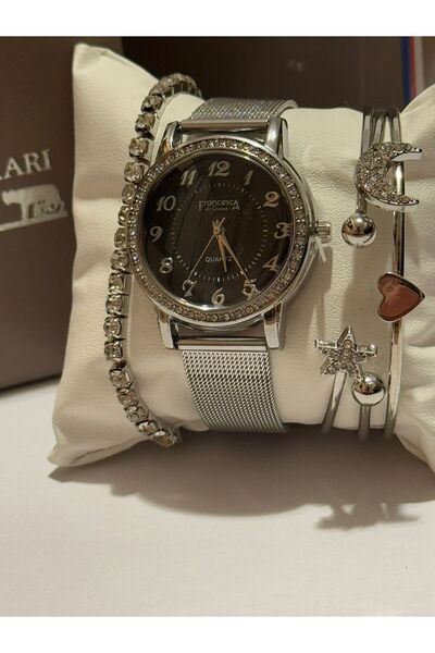 Matteo Ferari Set cadou pentru femei MATTEO FERARI,trei articole practice,ceas dama si 2 bratarii