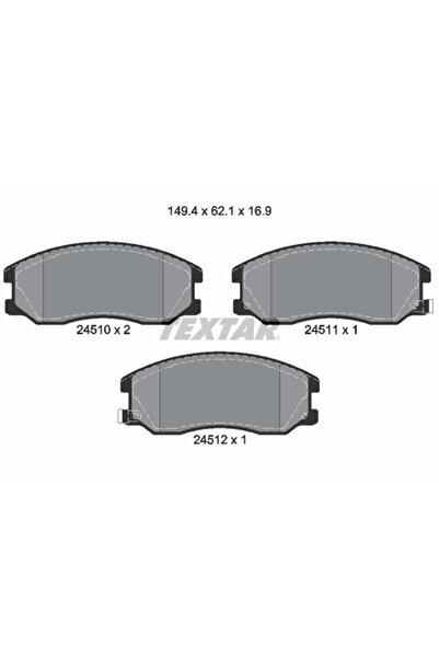 Krieger Set Placute Frana Frana Disc Chevrolet Captiva/Equinox Daewoo Winstor...