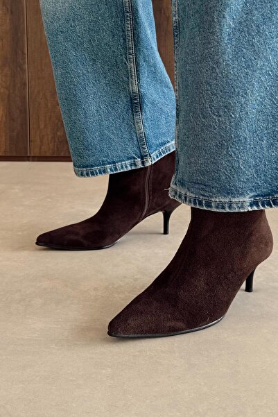 nope21shoess Marino Kahverengi Hakiki Deri Bot