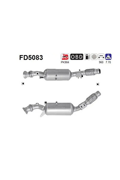 As Filtru Funingine/Particule Sist.De Esapament Mercedes-Benz Sprinter 3,5-T