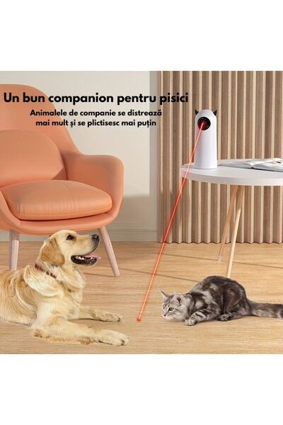 OEM Interactive laser toy for cats, automatic, silent, with 2 speeds and 3 modes