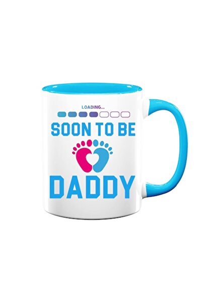 OEM Cană personalizată cu mesajul „se încarcă...în curând va fi tati”, Betapr...