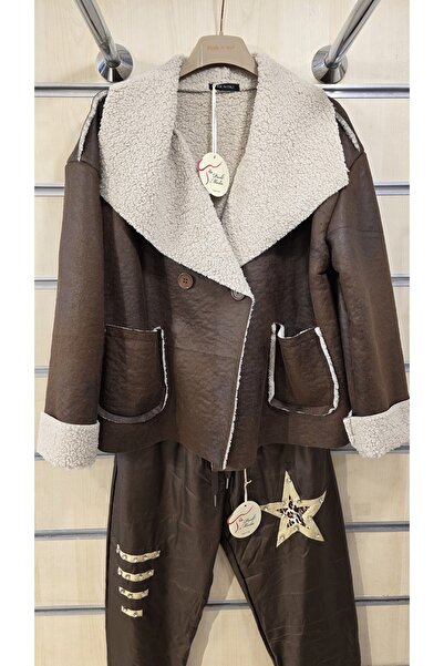 Park Moda Μπουφάν Nubuck με απλό σχέδιο