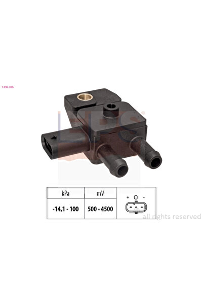 Eps Сензор за налягане на отработените газове BMW 1/3/4 Coupe