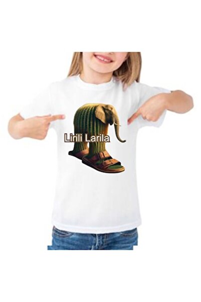 OEM Tricou Lirili Larila, Alb, 3/4 ani