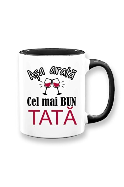 OEM Cană personalizată pentru tată cu mesajul: „Așa arată cel mai frumos tată...