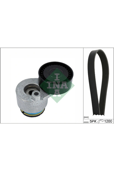 FAG V-Ribbed Belt Set Renault Clio 2/Clio Symbol 1/Kangoo 1999-2012