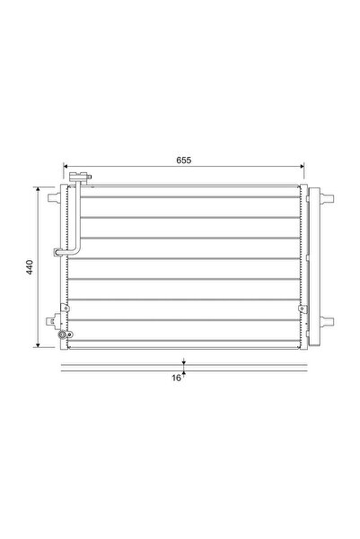 VALEO Condensator Climatizare Audi A8 D4