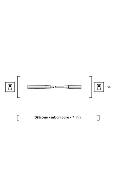 MAGNETI MARELLI Set Cablaj Aprinder Fso Polonez 3