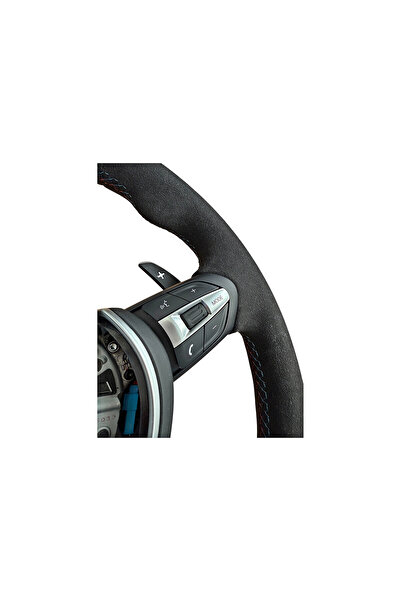 Lumi LUXURY Volan sport piele imitatie alcantara compatibil cu BMW Seria 5 F10 F11 F07 6 F06 F12 F13 Seria 7 F01