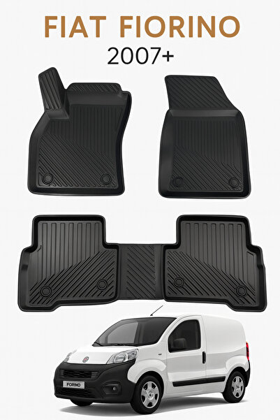 Black Gold Fiat Fiorino 2007-2023 Uyumlu 3D Oto Paspas Premium