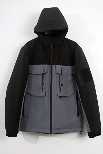 Cazador Caz 13270 Kapşonlu Su İtici Özellik Erkek Mont