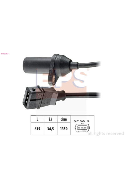 Eps Crankshaft Pulse Sensor Citroen Jumper 1 Bus/Jumper 1 Body/Jumper 1 Platf...