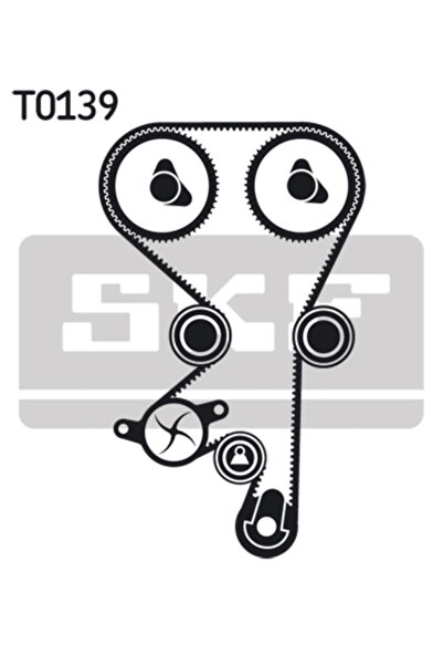 SKF Water pump + timing belt kit OPEL ASTRA G closed body/station wagon (F70) 1998-2005