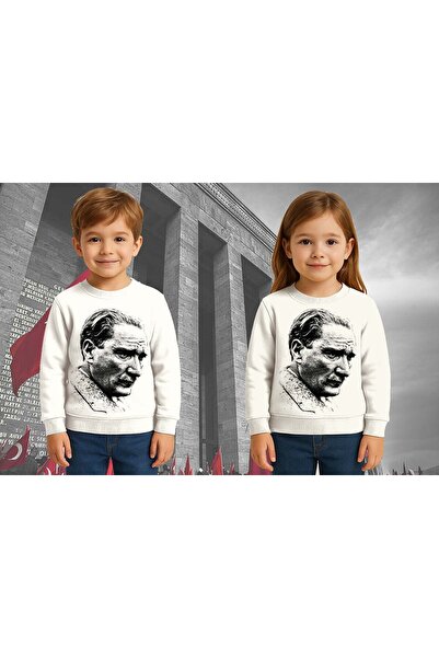 SEDİRLİ Hanorac unisex Moon Star 19 mai 29 octombrie 23 aprilie 10 noiembrie Atatürk pentru copii cu 3 fire