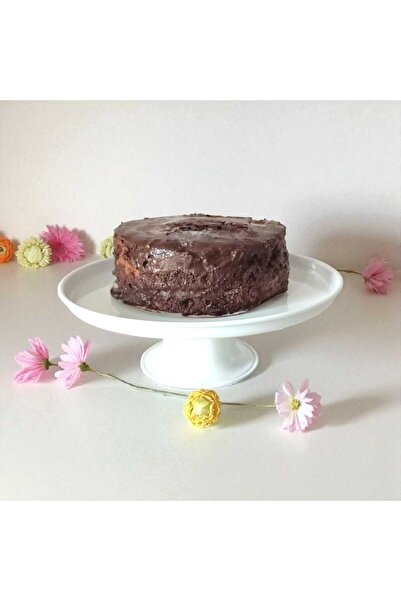 EceAksesuar Metal Kek Ve Pasta Standı Kek Tabağı 24 Cm Paslanmaz İkramlık