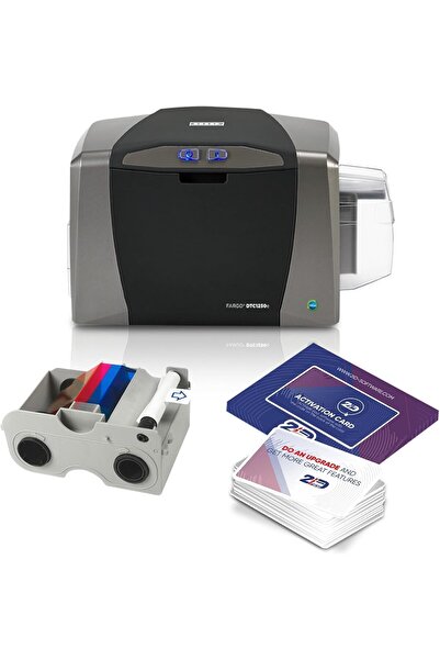 Fargo طابعة بطاقات الهوية أحادية الجانب الأصلية DTC1250e