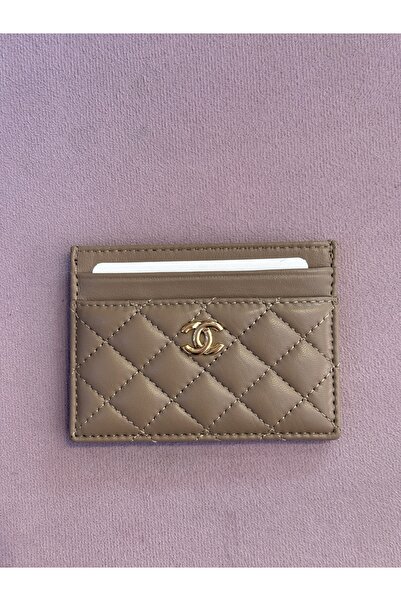 BETTY Kahverengi Deri Kartvizitlik