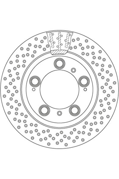TRW Спирачен диск за Porsche 911/Boxster/Cayman