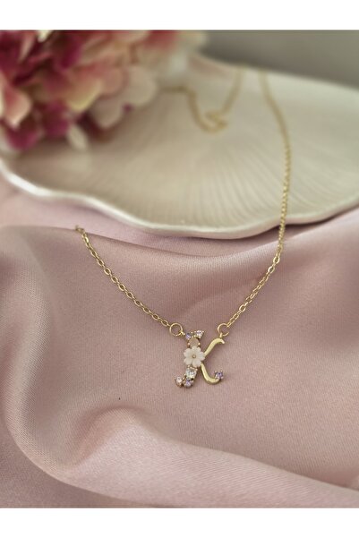 Glamluxe قلادة من الفولاذ بحروف