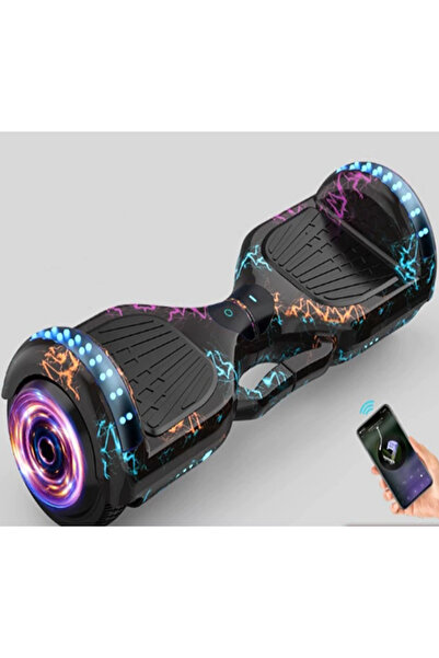 Generic 6.5" Self-Balancing Electric Scooter with Bluetooth and LED Lights for Daily Commute