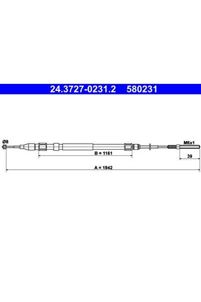 Ate Cablu Frana De Parcare Bmw X5