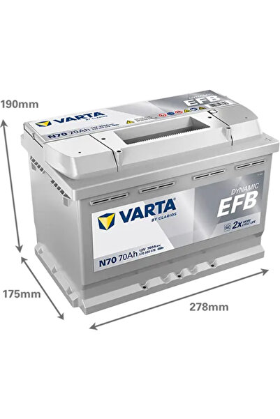 Varta Baterie de pornire NISSAN MICRA V 2016-2021 570500076K262