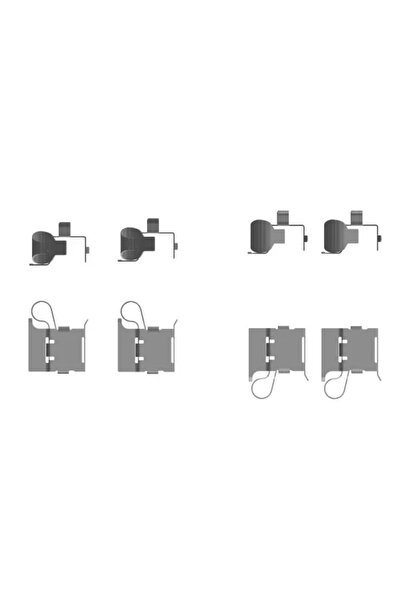 TEXTAR Set Accesorii Placute Frana Toyota Hilux 8 Pick-Up/Hilux 8 Platou / Sasiu