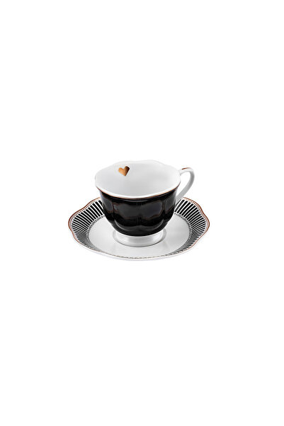 Karaca Piraye Coffee Cup Set for 6 Persons 80 ml