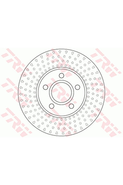TRW Disc Frana Volvo V40