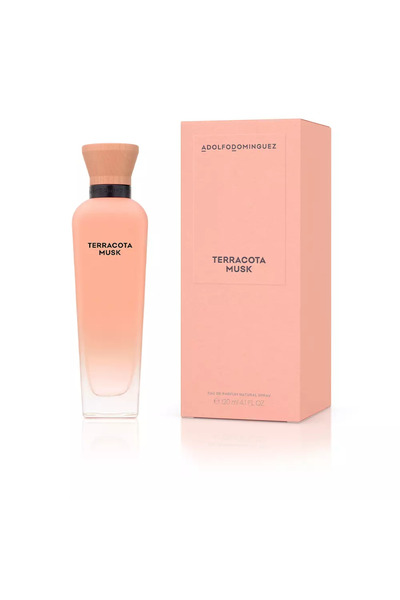 Adolfo Dominguez Eau de Parfum with vaporizer for women TERRACOTA MUSK 120 ml