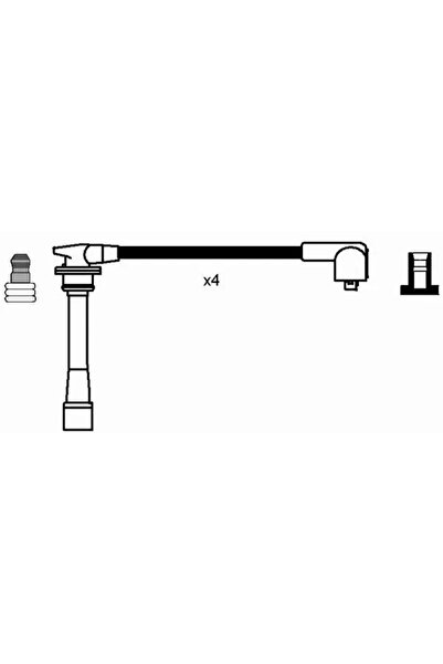 NGK Set Cablaj Aprinder Hyundai Accent 2 Limuzina/Coupe 1/Coupe 2 Kia Carens ...